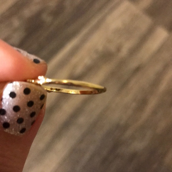 14K gold over Marquise diamond engagement ring - Picture 7 of 8